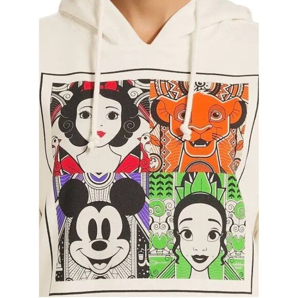 Disney 100 Celebration Women Graphic Hoodie Sweatshirt Size M (7-9) - Picture 14 of 14
